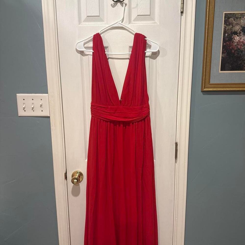 Red lulus maxi dress